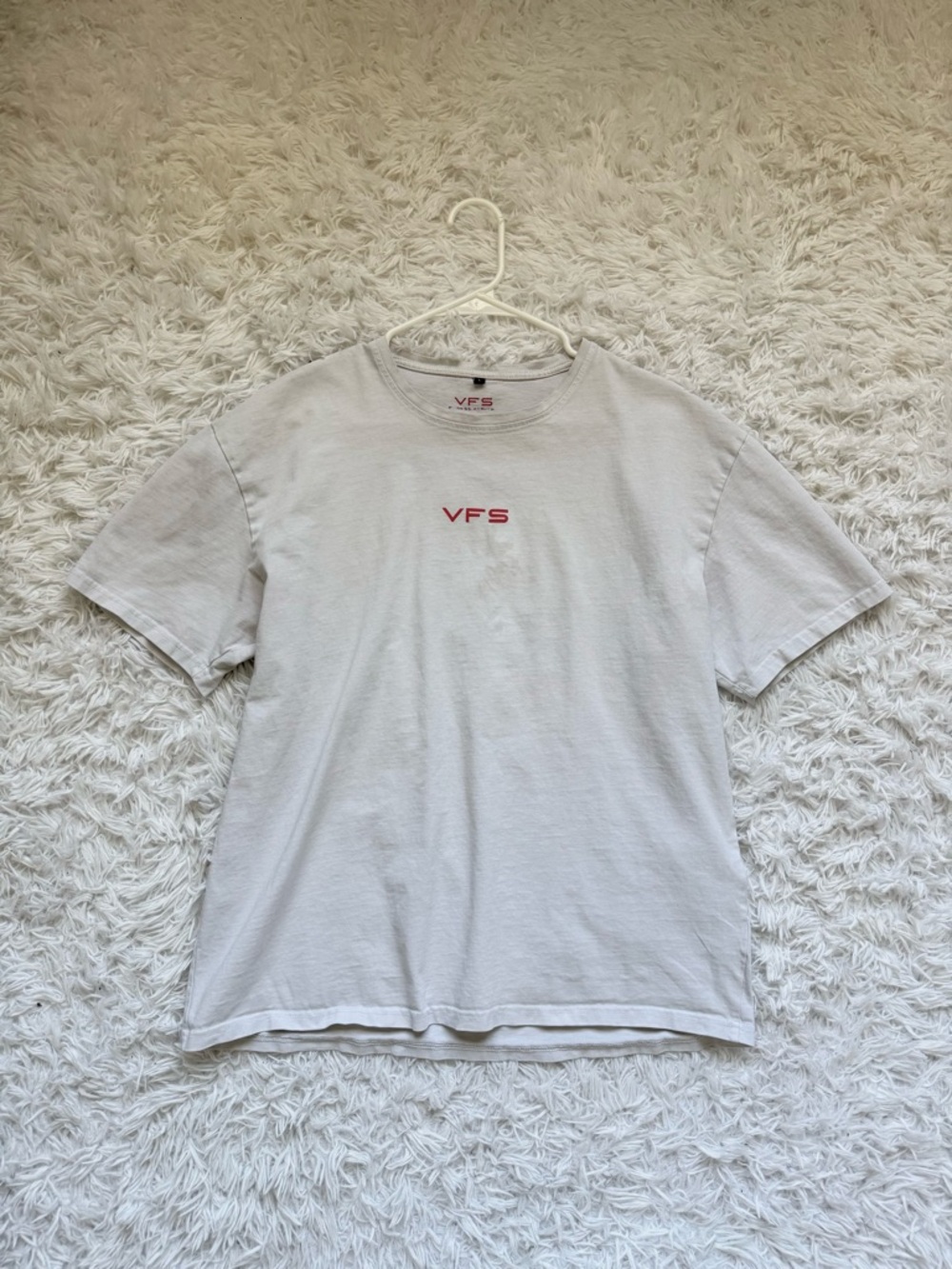 White Short Sleeve Crewneck Tee
